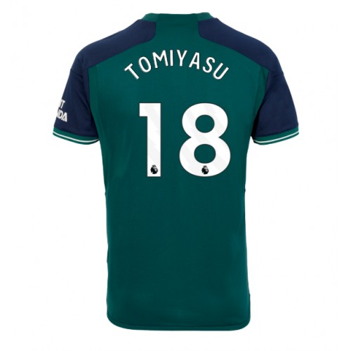 Fotbalové Dres Arsenal Takehiro Tomiyasu #18 Alternativní 2023-24 Krátký Rukáv